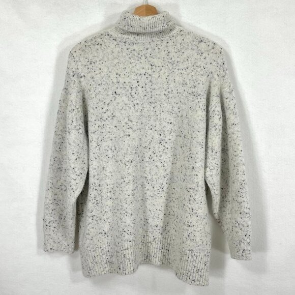 Zara Turtleneck Pullover Sweater Oversized Cozy Academia Winter Preppy S - Picture 2 of 5